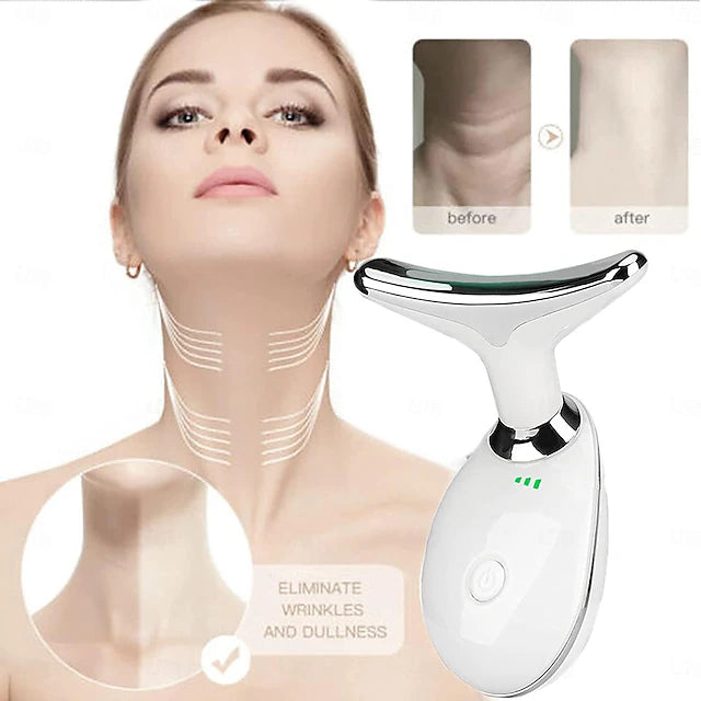 LED Neck Face Beauty Device Facial Massager:  LED Face Mask, Facial Massager