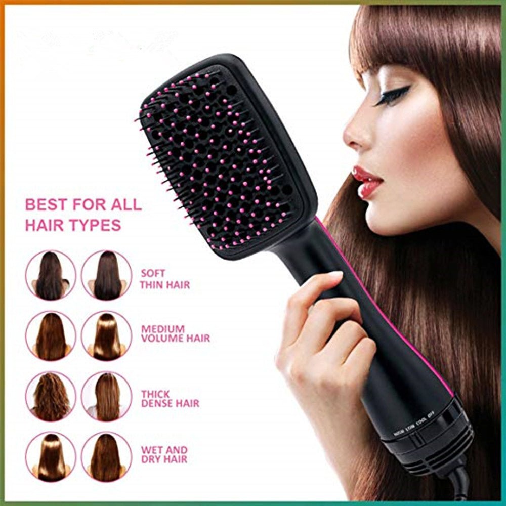 - Professional Ceramic Tourmaline,  One-Step Styling Tool for Travel & Home Use